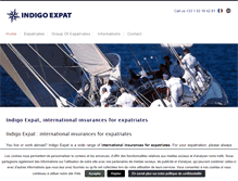 Tablet Screenshot of indigo-expat.com